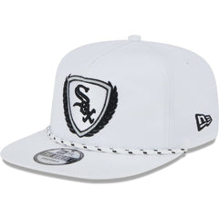 Chicago White Sox New Era Golfer Tee 9FIFTY Snapback Hat - White Hats