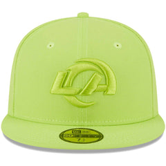 Los Angeles Rams New Era Color Pack Brights 59FIFTY Fitted Hat Neon Green