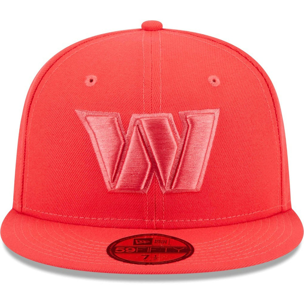 Washington Commanders New Era Color Pack Brights 59FIFTY Fitted Hat Red