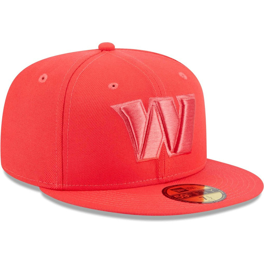 Washington Commanders New Era Color Pack Brights 59FIFTY Fitted Hat Red