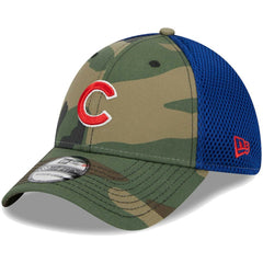 Chicago Cubs New Era Team Neo 39THIRTY Flex Hat - Camo Hats