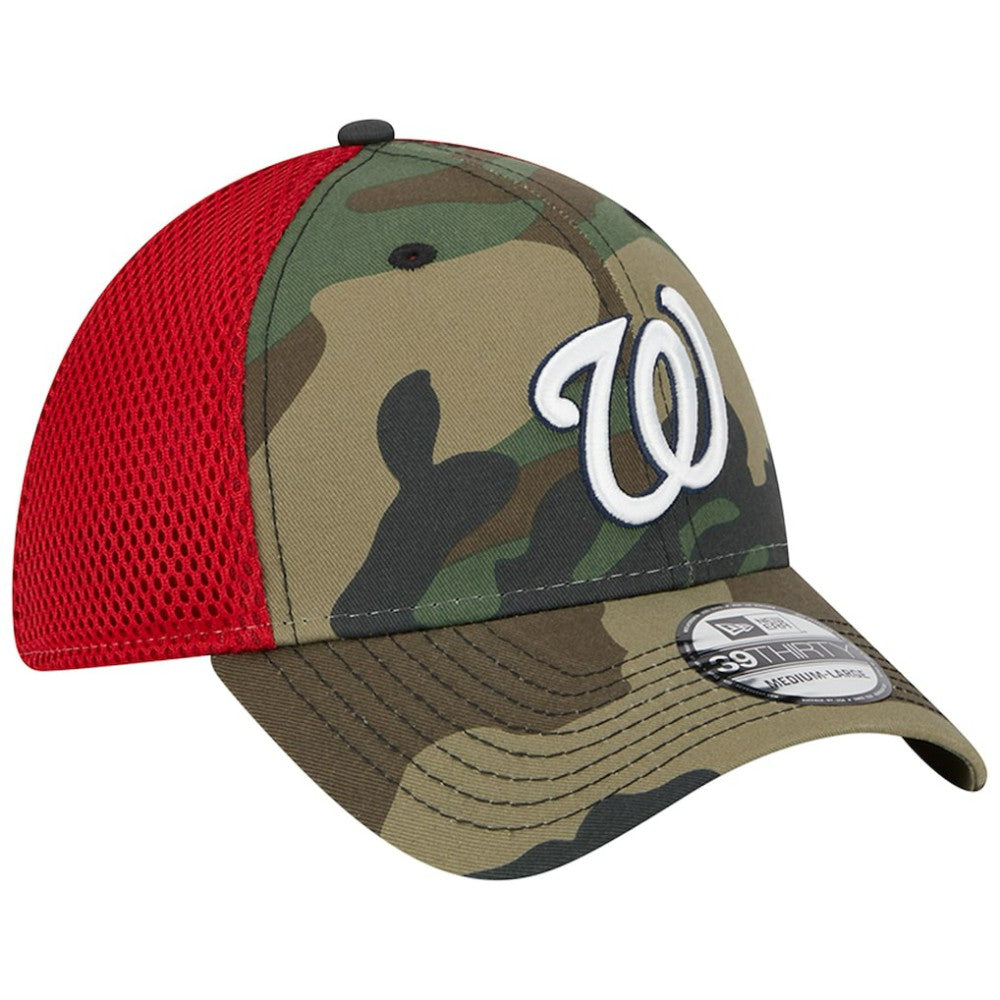 Washington Nationals New Era Team Neo 39THIRTY Flex Hat - Camo Hats