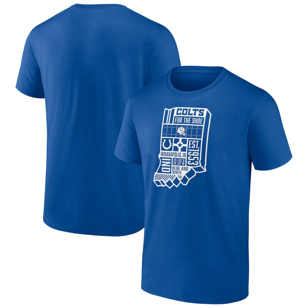 Indianapolis Colts Hometown Collection Prime Time T-Shirt Royal