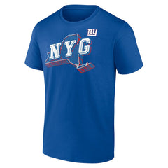 New York Giants Hometown Collection Prime Time T-Shirt Royal