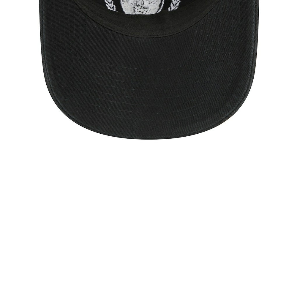 Las Vegas Raiders New Era Women's Leaves 9TWENTY Adjustable Hat Black