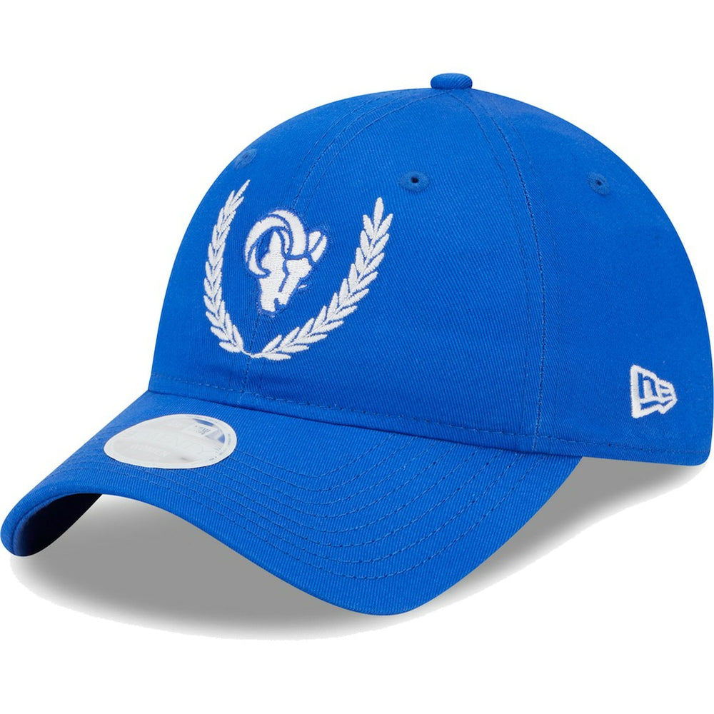 Los Angeles Rams New Era Women's Leaves 9TWENTY Adjustable Hat Royal