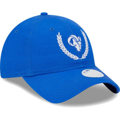 Los Angeles Rams New Era Women's Leaves 9TWENTY Adjustable Hat Royal