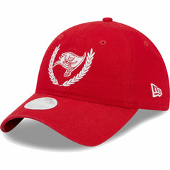 Tampa Bay Buccaneers New Era Women's Leaves 9TWENTY Adjustable Hat Red
