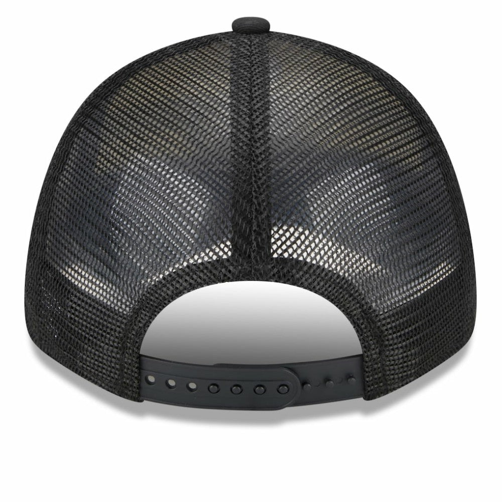 San Francisco Giants New Era Team Stripe Trucker 9FORTY Snapback Hat - White/Black Hats