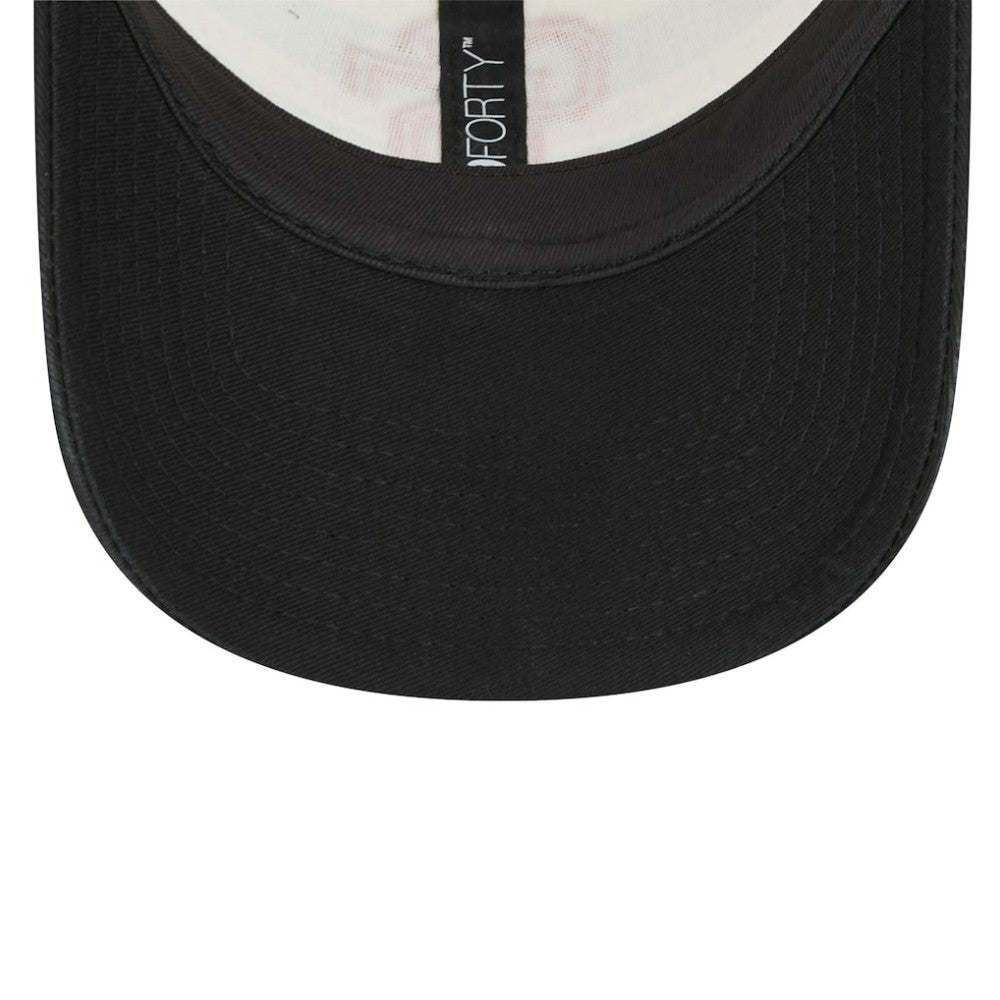 San Francisco Giants New Era Team Stripe Trucker 9FORTY Snapback Hat - White/Black Hats