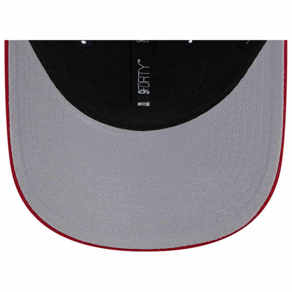 Boston Red Sox New Era Two-Tone Patch 9FORTY Snapback Hat - Navy Hats