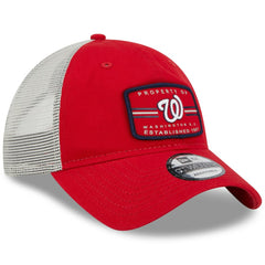Washington Nationals New Era Property Trucker 9TWENTY Snapback Hat - Red Hats