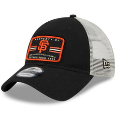 San Francisco Giants New Era Property Trucker 9TWENTY Snapback Hat - Black Hats