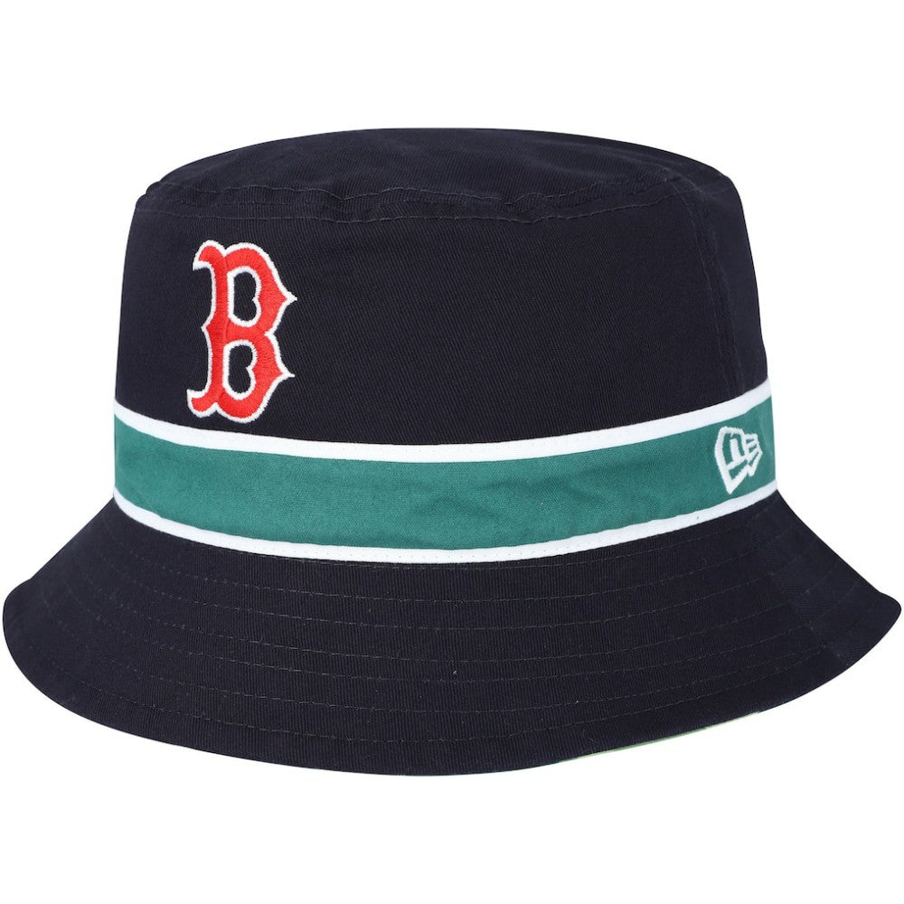 Boston Red Sox New Era Reverse Bucket Hat - Navy Hats