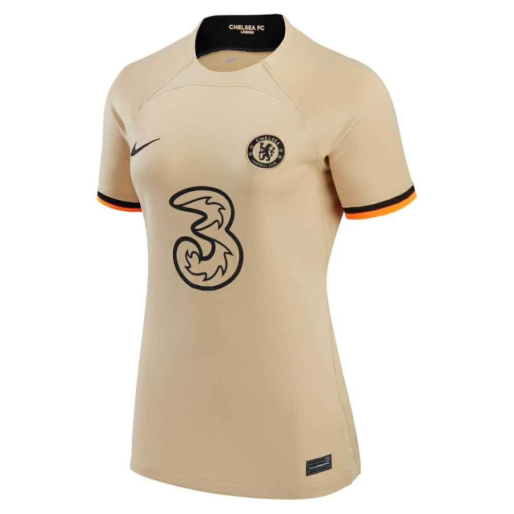 Chelsea Women's 2022/23 Third Replica Jersey Gold
