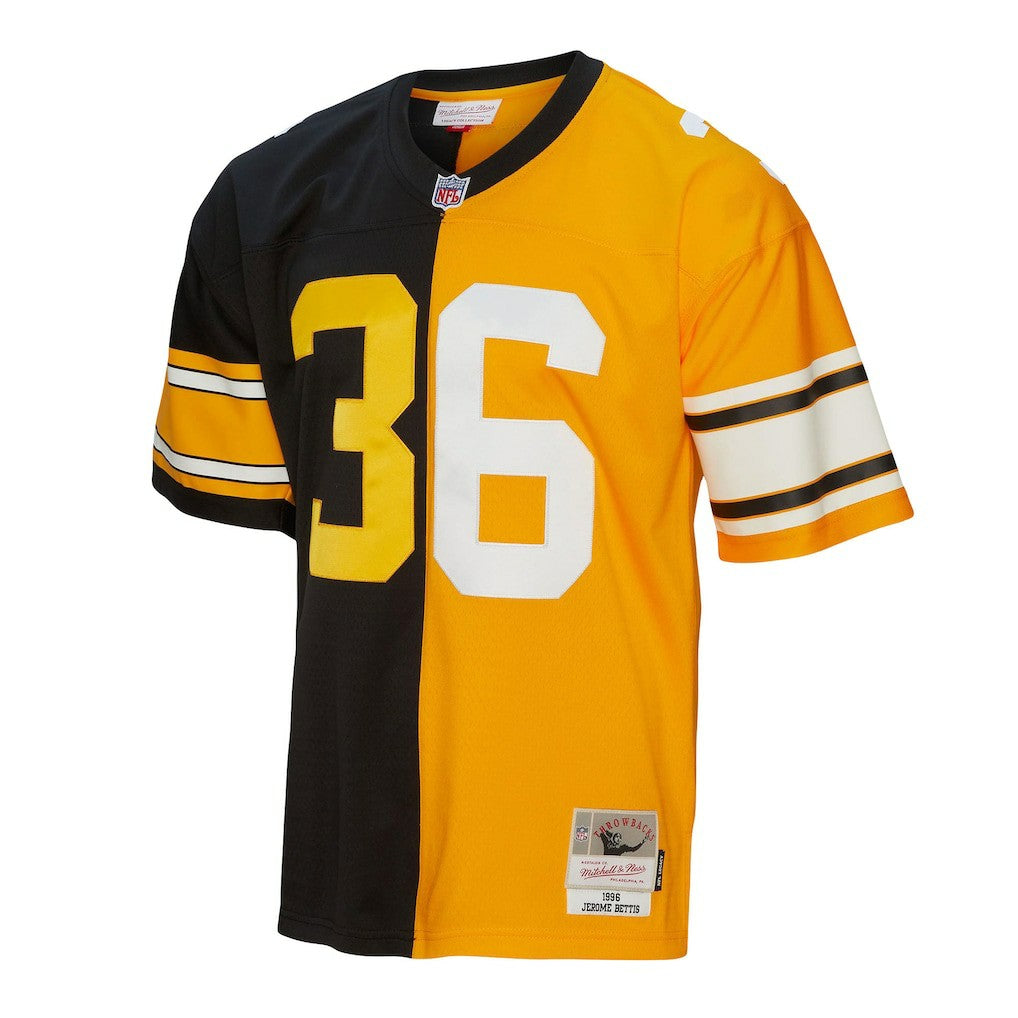 Jerome Bettis Pittsburgh Steelers 1996 Split Legacy Replica Jersey Black/Gold