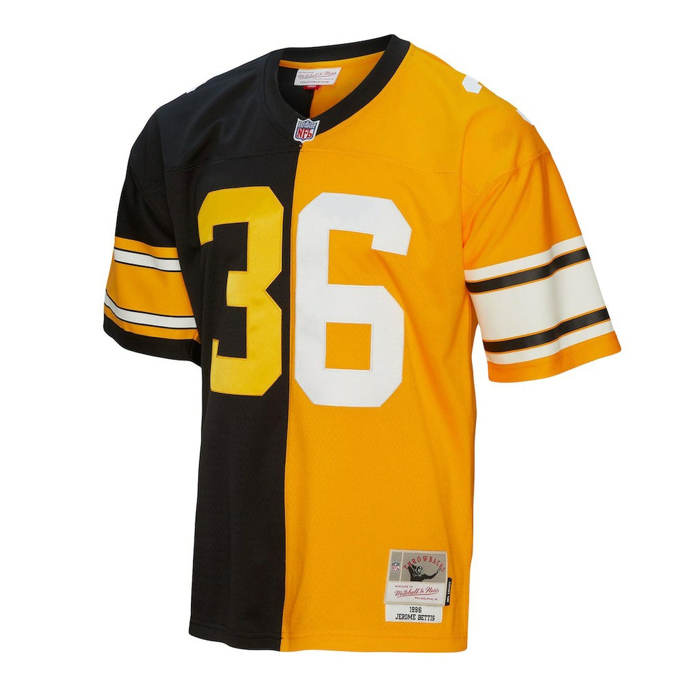 Jerome Bettis Pittsburgh Steelers 1996 Split Legacy Replica Jersey Black/Gold