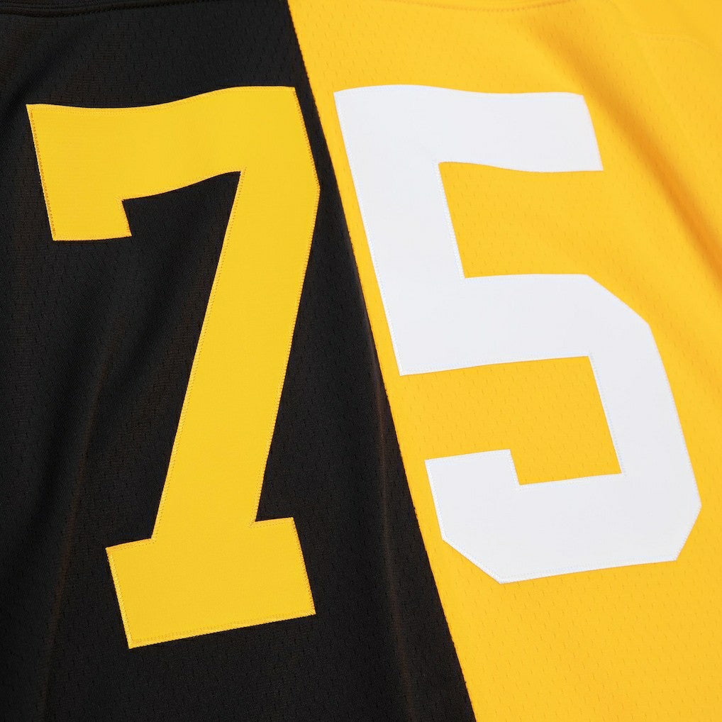 Joe Greene Pittsburgh Steelers 1976 Split Legacy Replica Jersey Black/Gold