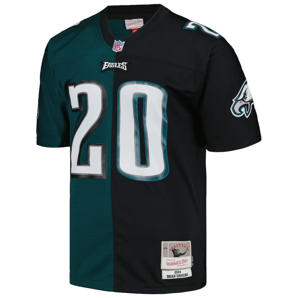 Brian Dawkins Philadelphia Eagles 2004 Split Legacy Replica Jersey Midnight Green/Black