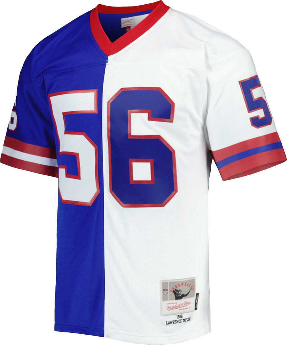 Lawrence Taylor New York Giants 1986 Split Legacy Replica Jersey Royal/White