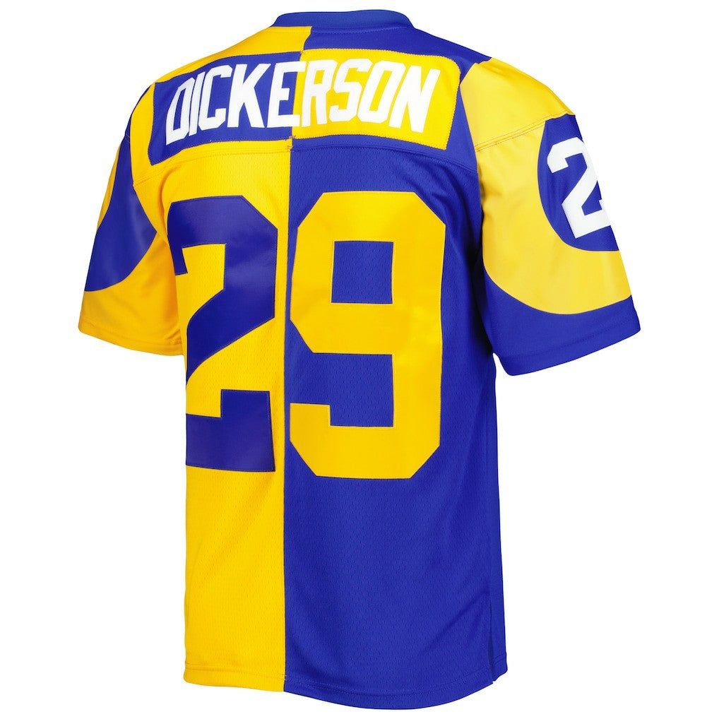 Eric Dickerson Los Angeles Rams 1984 Split Legacy Replica Jersey Royal/Gold