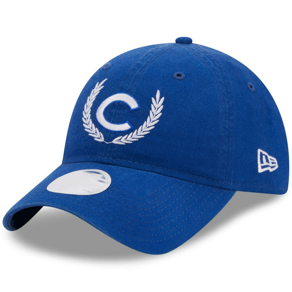 Chicago Cubs New Era Women's Leaves 9TWENTY Adjustable Hat - Royal Hats