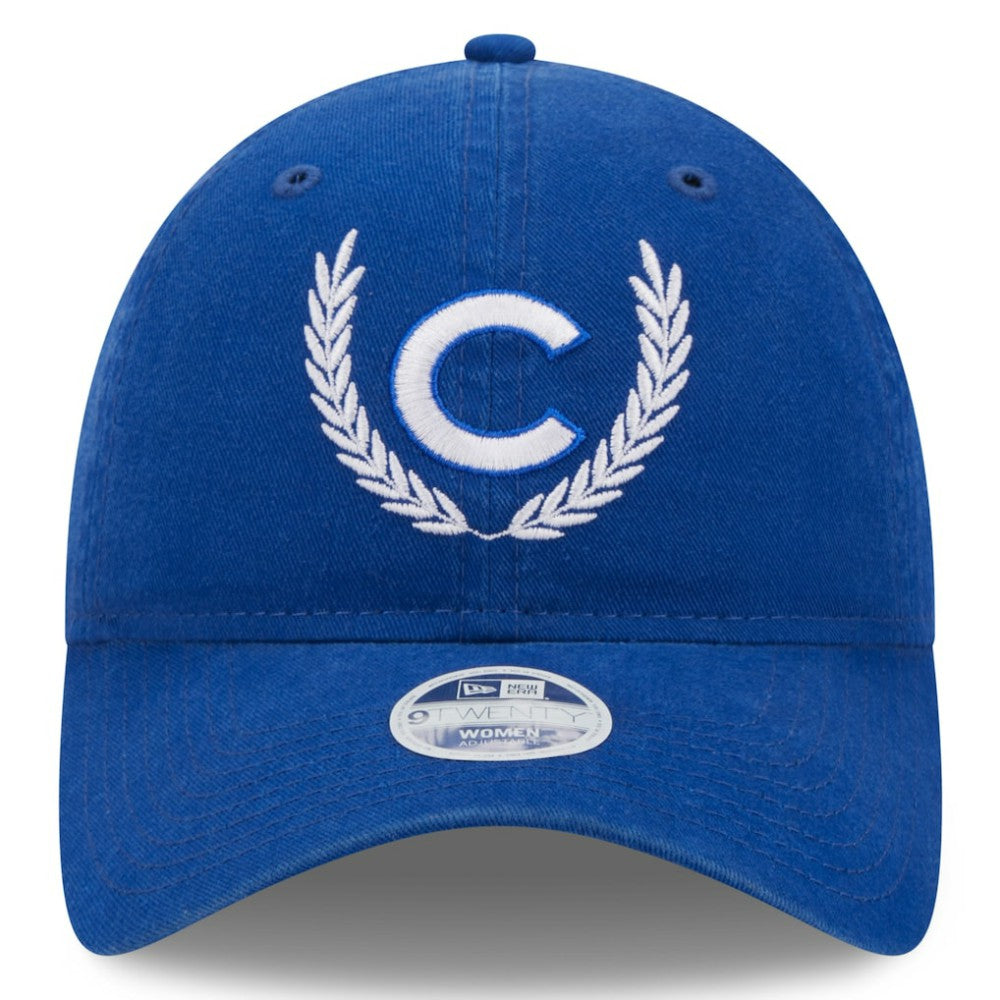 Chicago Cubs New Era Women's Leaves 9TWENTY Adjustable Hat - Royal Hats