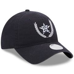 Houston Astros New Era Women's Leaves 9TWENTY Adjustable Hat - Navy Hats