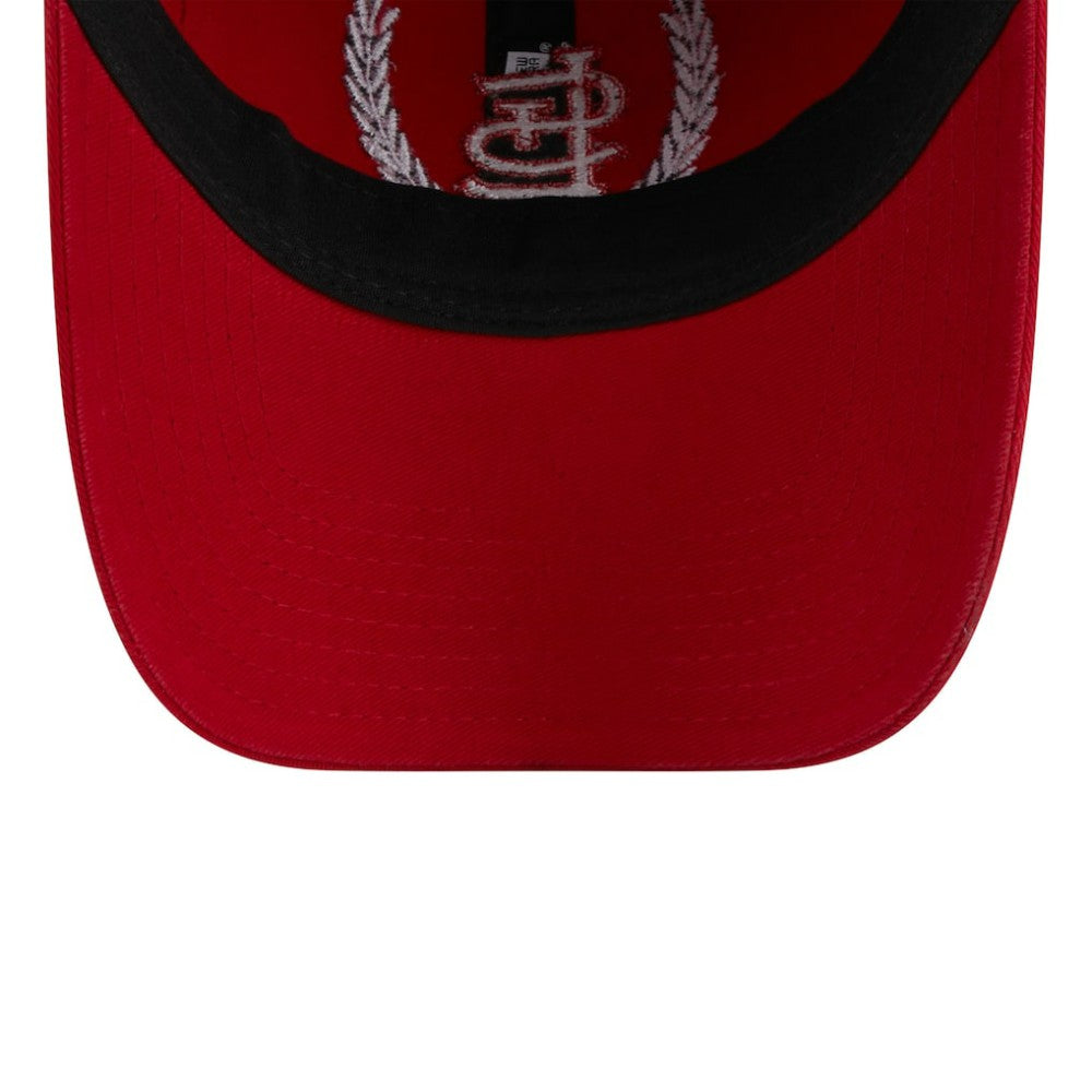 St. Louis Cardinals New Era Women's Leaves 9TWENTY Adjustable Hat - Red Hats