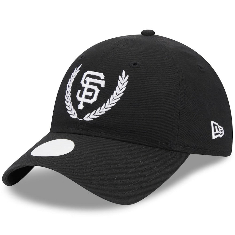 San Francisco Giants New Era Women's Leaves 9TWENTY Adjustable Hat - Black Hats