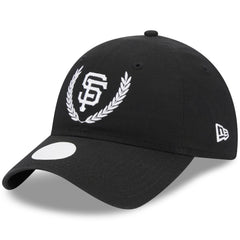 San Francisco Giants New Era Women's Leaves 9TWENTY Adjustable Hat - Black Hats