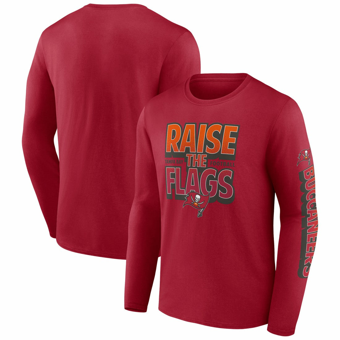 Tampa Bay Buccaneers Hometown Collection Sweep Long Sleeve T-Shirt Red