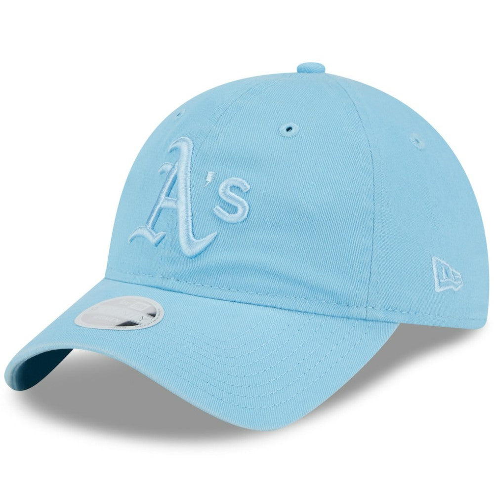 Athletics New Era Women's Doscientos Core Classic 9TWENTY Adjustable Hat - Light Blue Hats