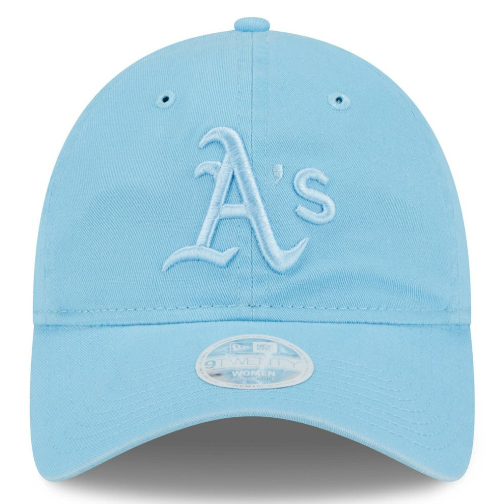 Athletics New Era Women's Doscientos Core Classic 9TWENTY Adjustable Hat - Light Blue Hats