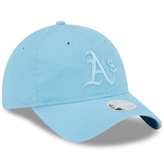 Athletics New Era Women's Doscientos Core Classic 9TWENTY Adjustable Hat - Light Blue Hats