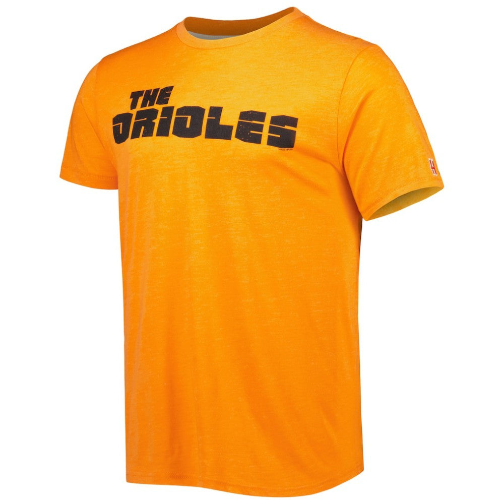 Baltimore Orioles Homage Hyper Local Tri-Blend T-Shirt - Orange T-shirts