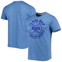 Tampa Bay Rays Homage Hyper Local Tri-Blend T-Shirt - Light Blue T-shirts