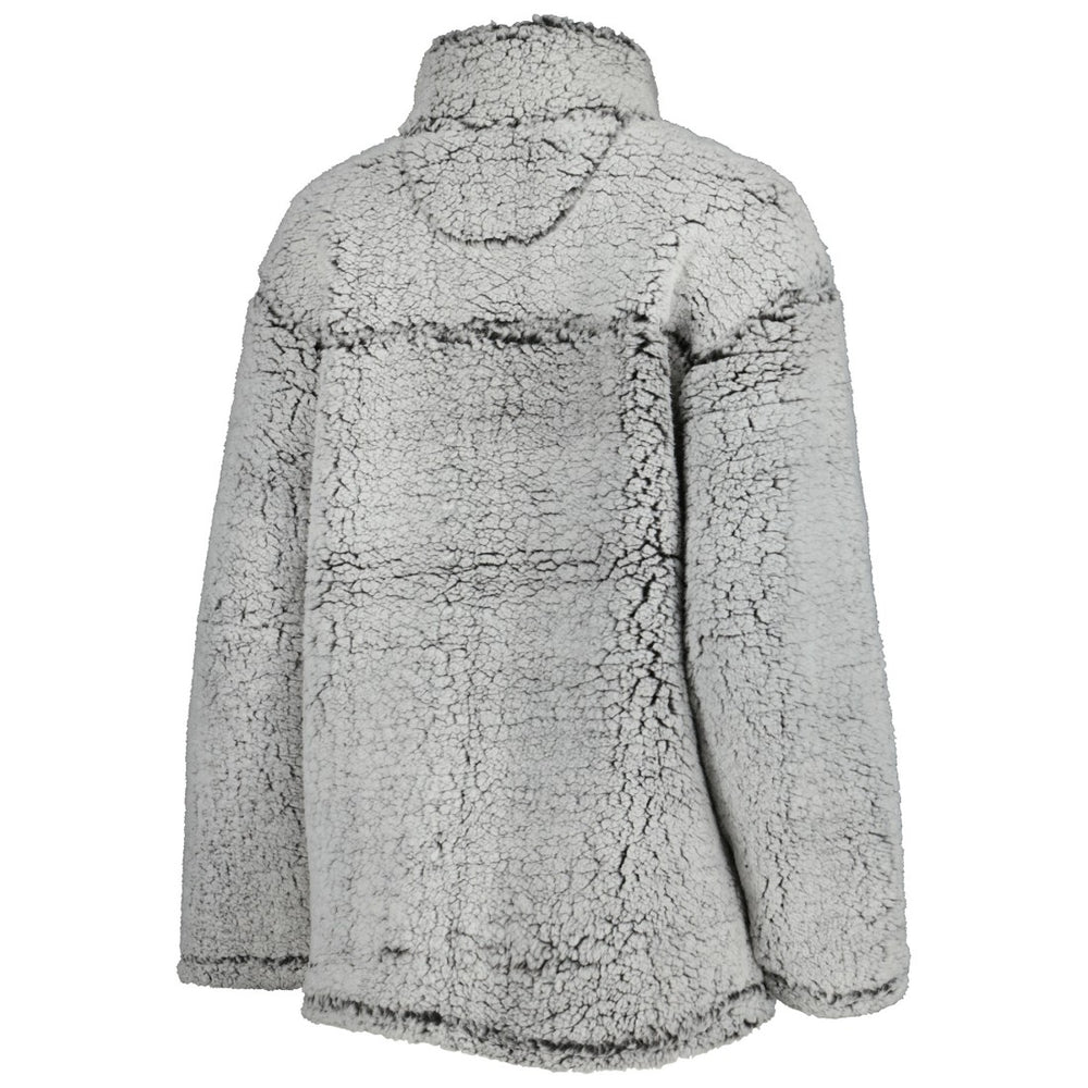 Tennessee Titans G-III 4Her by Carl Banks Women's Sherpa Quarter-Zip Jacket Gray
