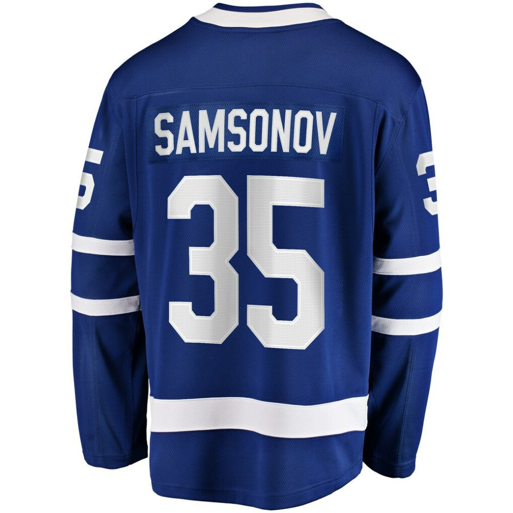 NHL Ilya Samsonov Toronto Maple Leafs Fanatics Home Breakaway Player Jersey - Blue