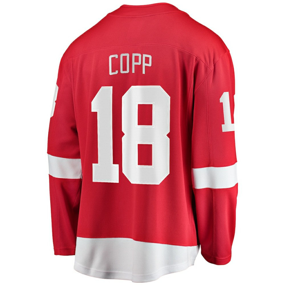 NHL Andrew Copp Detroit Red Wings Fanatics Home Breakaway Player Jersey - Red