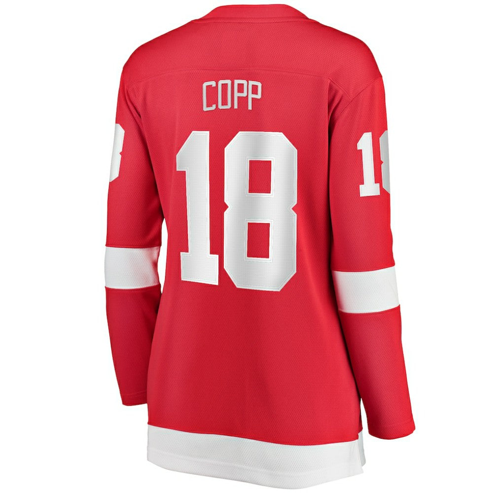 NHL Andrew Copp Detroit Red Wings Fanatics Women's Home Breakaway Player Jersey - Red