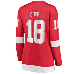 NHL Andrew Copp Detroit Red Wings Fanatics Women's Home Breakaway Player Jersey - Red