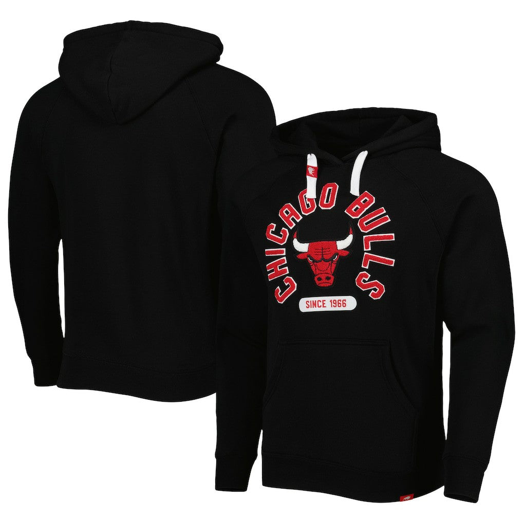 Chicago Bulls Sportiqe Unisex Athos Olson Tri-Blend Pullover Hoodie Black