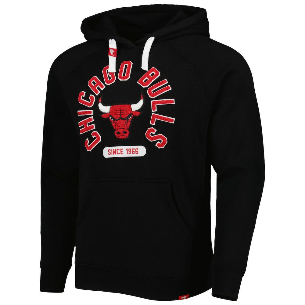 Chicago Bulls Sportiqe Unisex Athos Olson Tri-Blend Pullover Hoodie Black