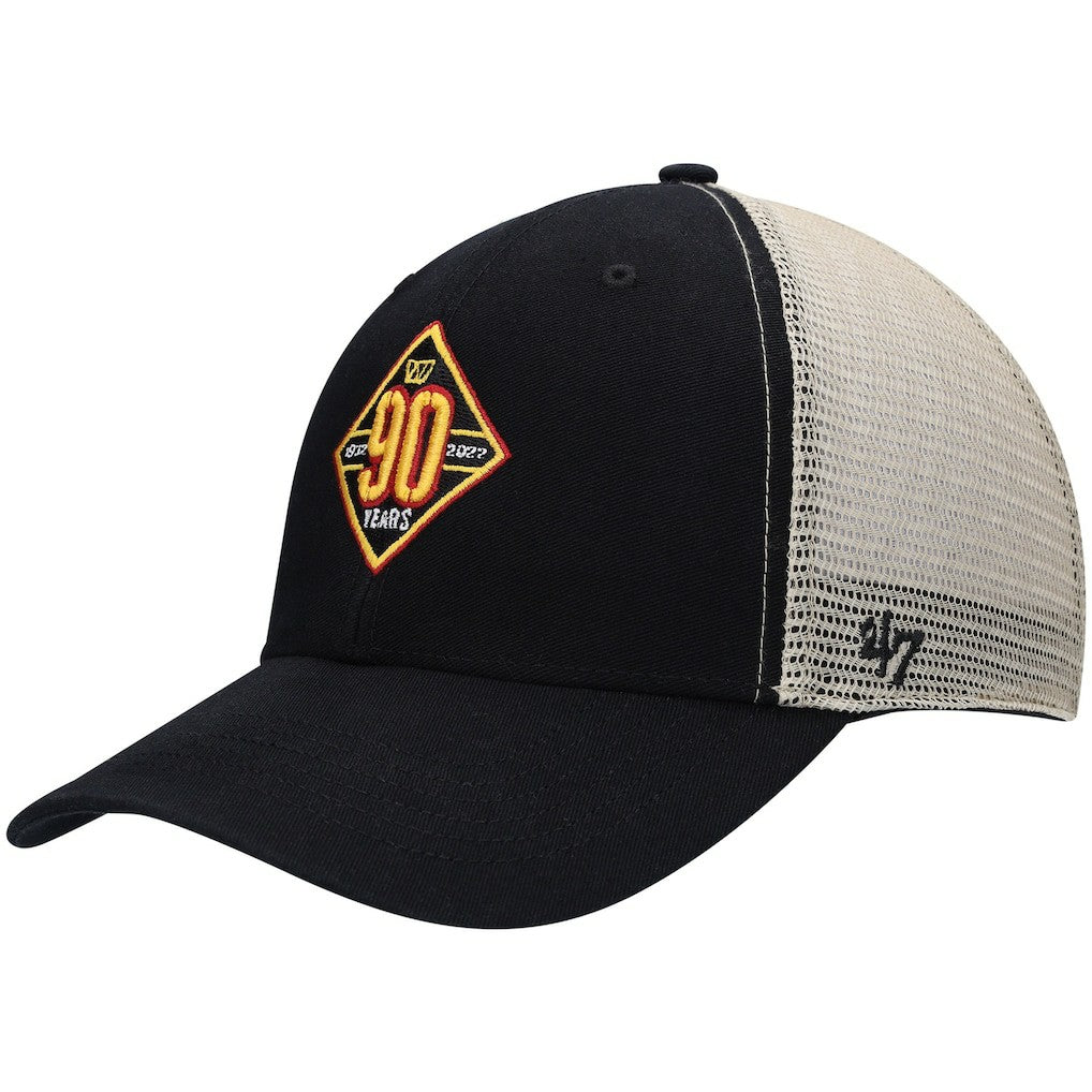 Washington Commanders '47 90th Season MVP Trucker Snapback Hat Black/Natural