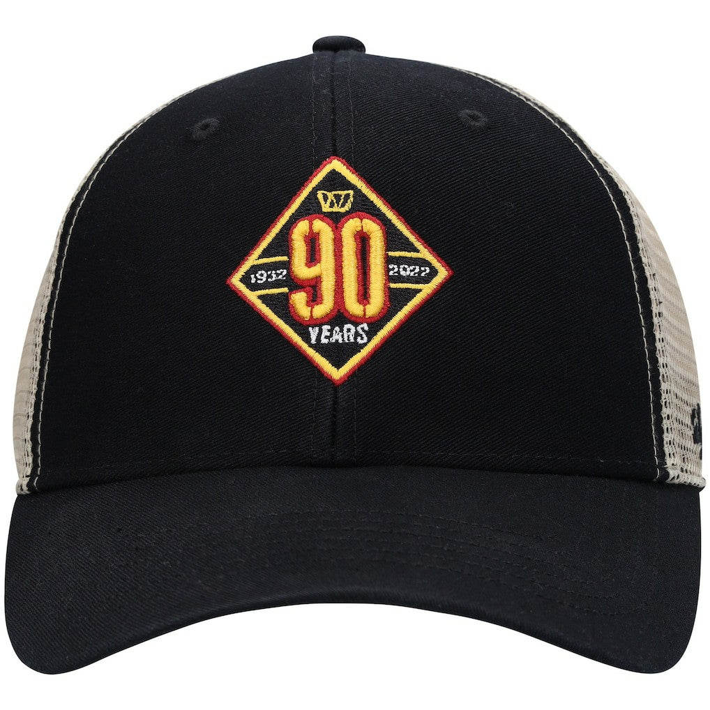 Washington Commanders '47 90th Season MVP Trucker Snapback Hat Black/Natural