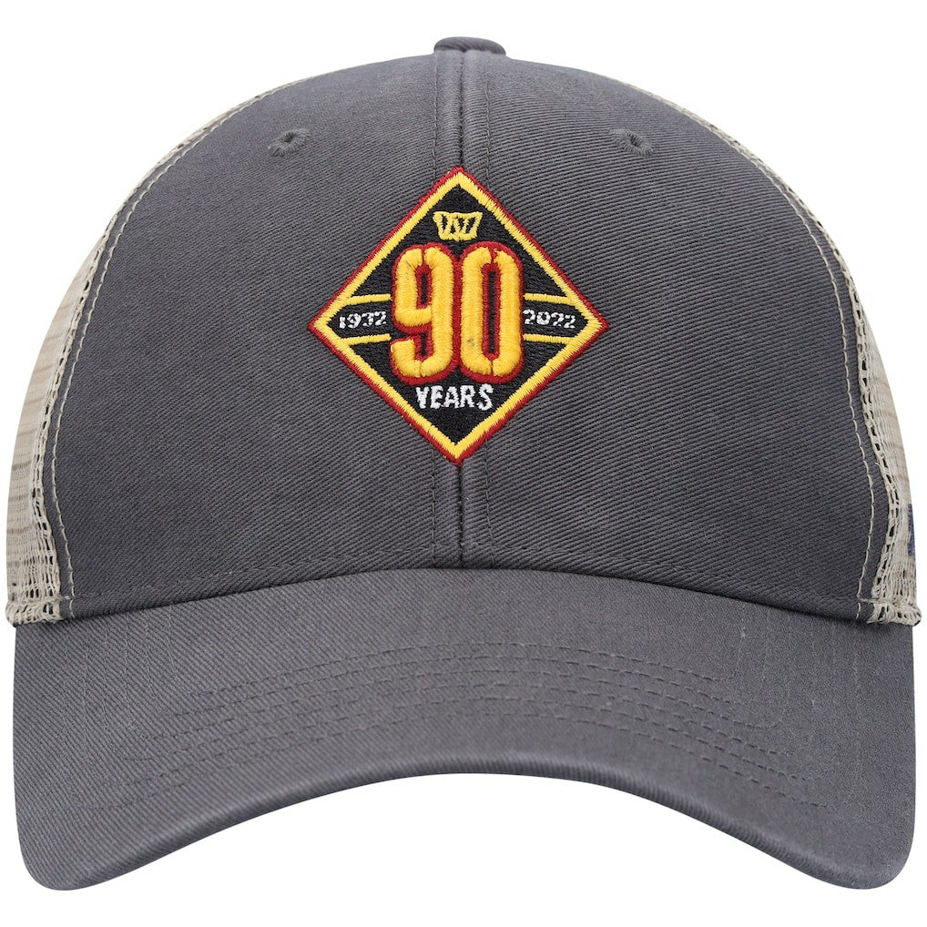 Washington Commanders '47 90th Season MVP Trucker Snapback Hat Charcoal/Natural