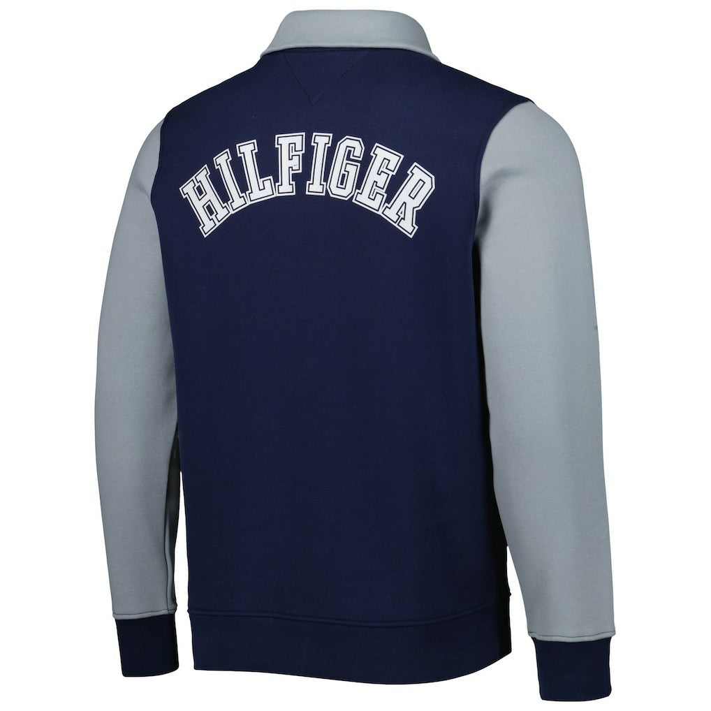 Dallas Cowboys Tommy Hilfiger Aiden Quarter-Zip Sweatshirt Navy/Silver