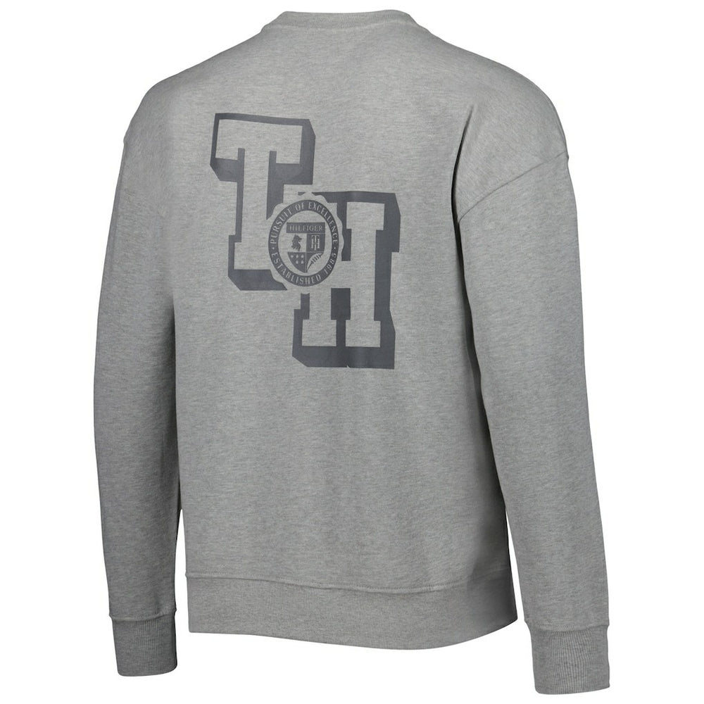 Dallas Cowboys Tommy Hilfiger Ronald Crew Sweatshirt Heather Gray