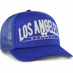 Los Angeles Dodgers '47 Backhaul Foam Trucker Snapback Hat - Royal Hats